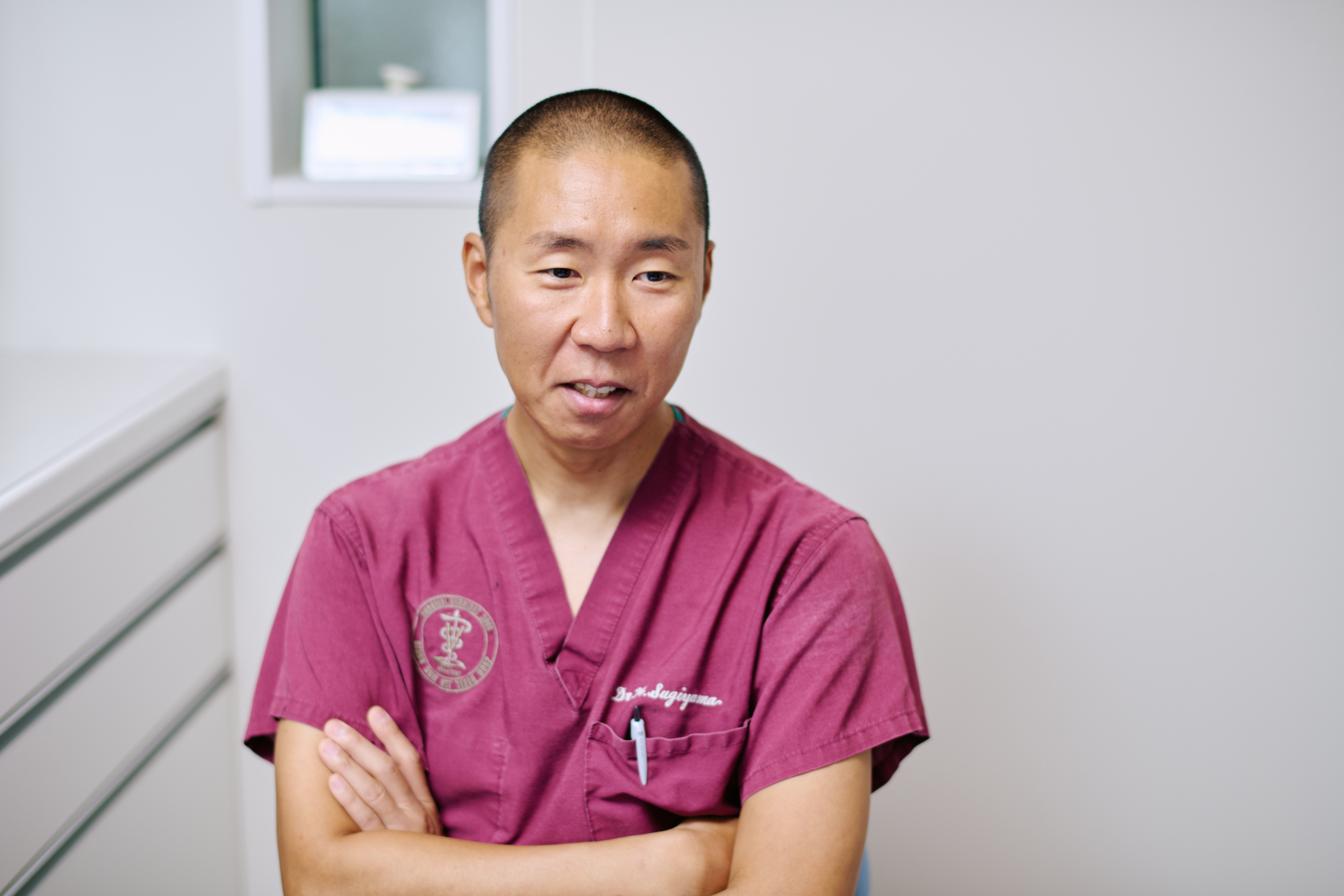 質問に答える杉山 大樹先生