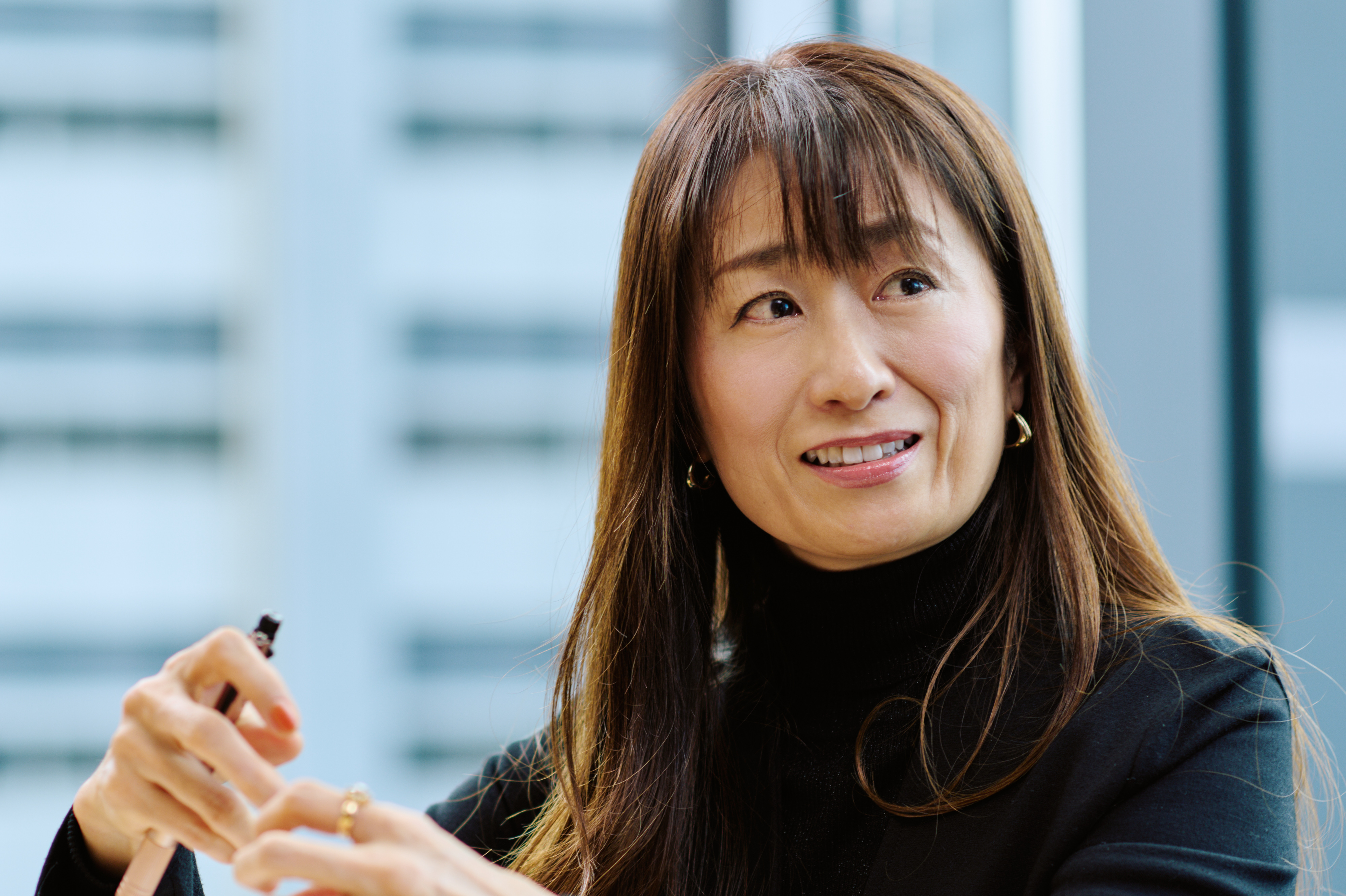 笑顔の西平さん