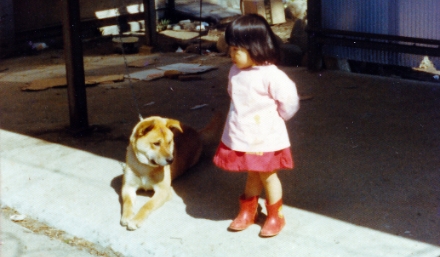 こどもと犬