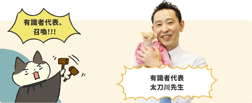 有識者代表 太刀川先生